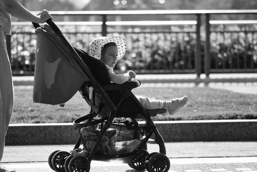Best strollers with big storage basket holding baby essentials